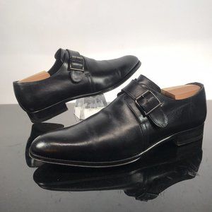 To Boot New York Mens Conner Monk Strap Dress Shoe Black Size 10